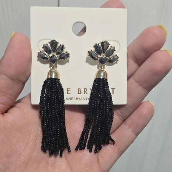 Beaded Tassel Earrings - Picture 1 of 5